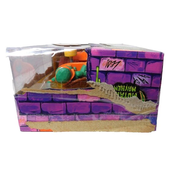 Teenage Mutant Ninja Turtles Mutant Mayhem Mikey Half Pipe RC Skateboard NOB - Picture 5 of 9